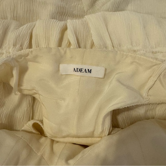 ADEAM WHITE LONG DRESS WITH CUTOUTS SAMPLE SIZE - Picture 14 of 16